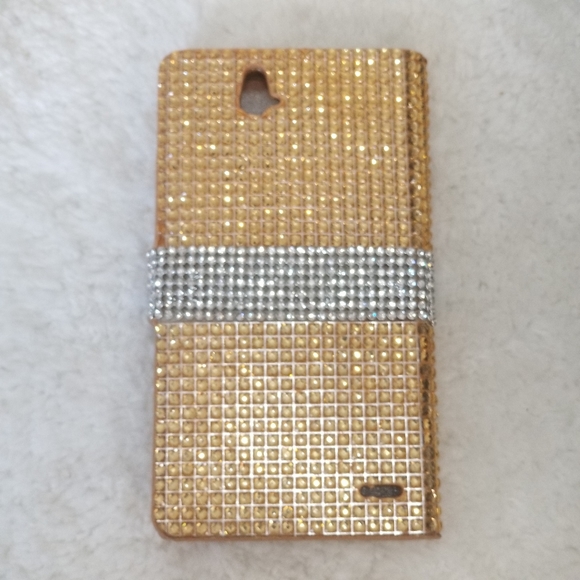 NEW Bling Rhinestone Cell Phone Wallet Case - Picture 3 of 8